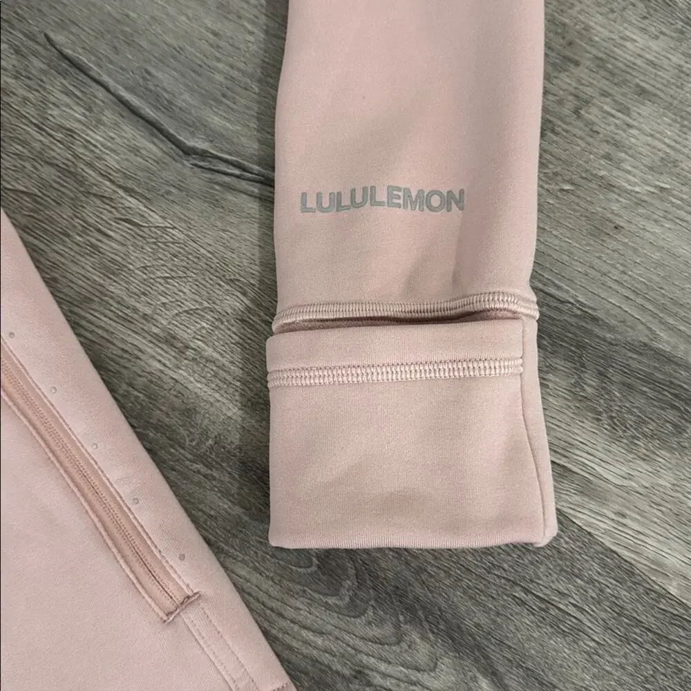 Lululemon Fleece Flurry Pink Hooded Jacket 